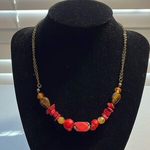 Nine West vintage America beaded necklace ￼